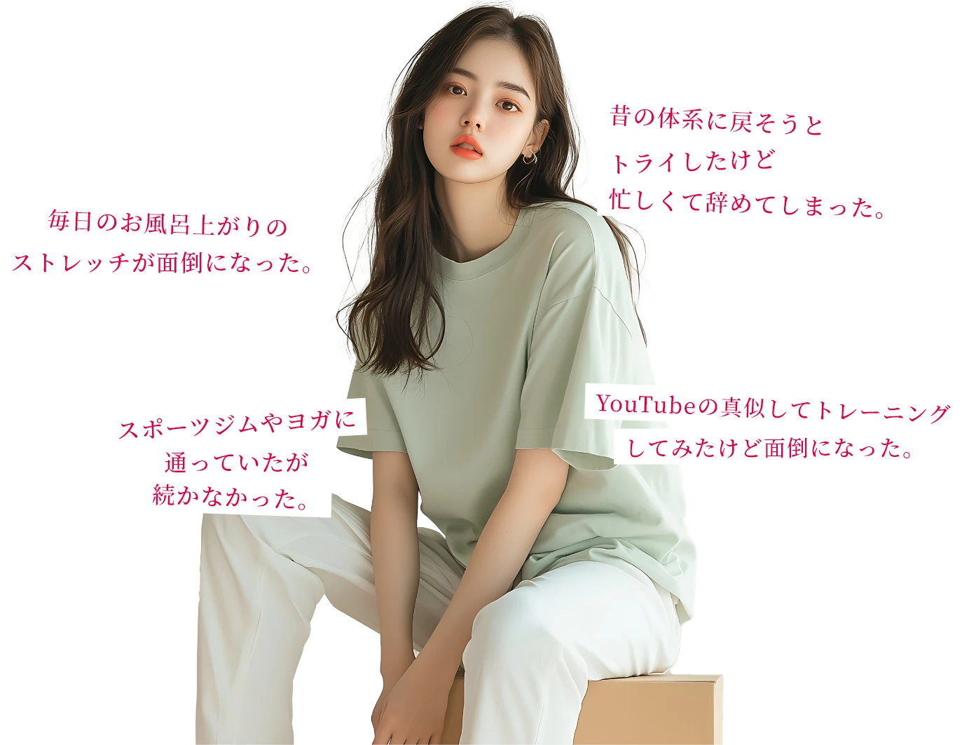 昔の体系に戻そうとトライしたけど忙しくて辞めてしまった